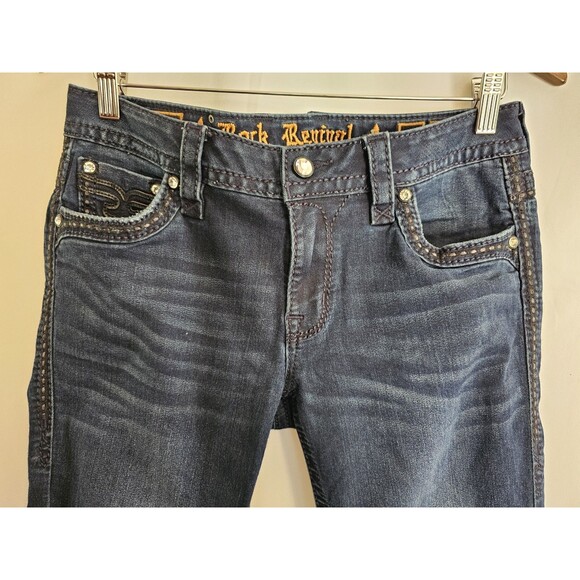 Rock Revival Jeans Women's Blue Denim Zea Skinny Size 29 - Picture 4 of 11